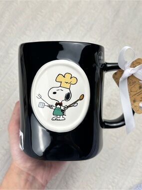Rae Dunn Peanuts Snoopy Grill Master Mug